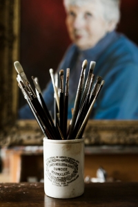 paint brushes by Eva Nemeth on Charis White Interiors blog